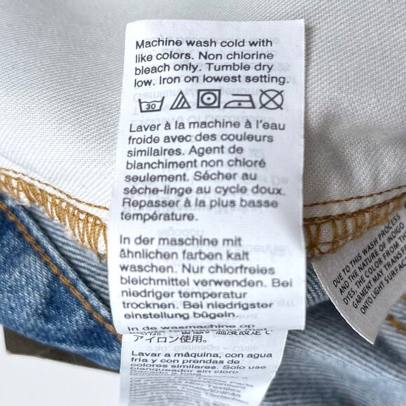 Madewell The Perfect Vintage Jean Size 37 or 24 Light Wash Denim - Picture 12 of 16